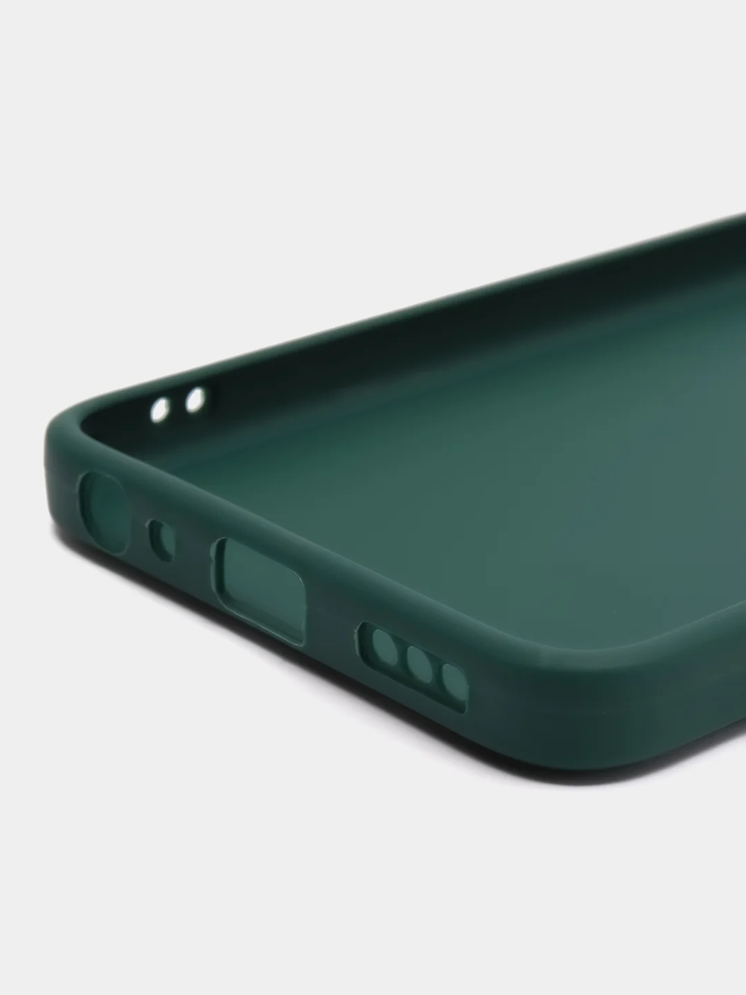 Тёмно-зелёный чехол для Vivo Y31/Y53S 4G/Y51 2020/2021 (Виво У31/У53С 4Г/У51 2020/2021), силиконовый