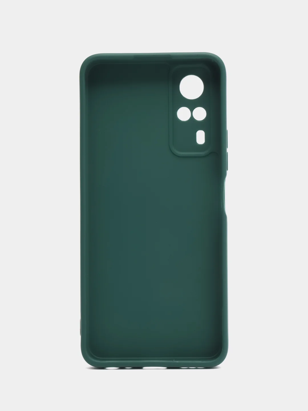 Тёмно-зелёный чехол для Vivo Y31/Y53S 4G/Y51 2020/2021 (Виво У31/У53С 4Г/У51 2020/2021), силиконовый