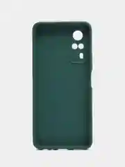 Тёмно-зелёный чехол для Vivo Y31/Y53S 4G/Y51 2020/2021 (Виво У31/У53С 4Г/У51 2020/2021), силиконовый