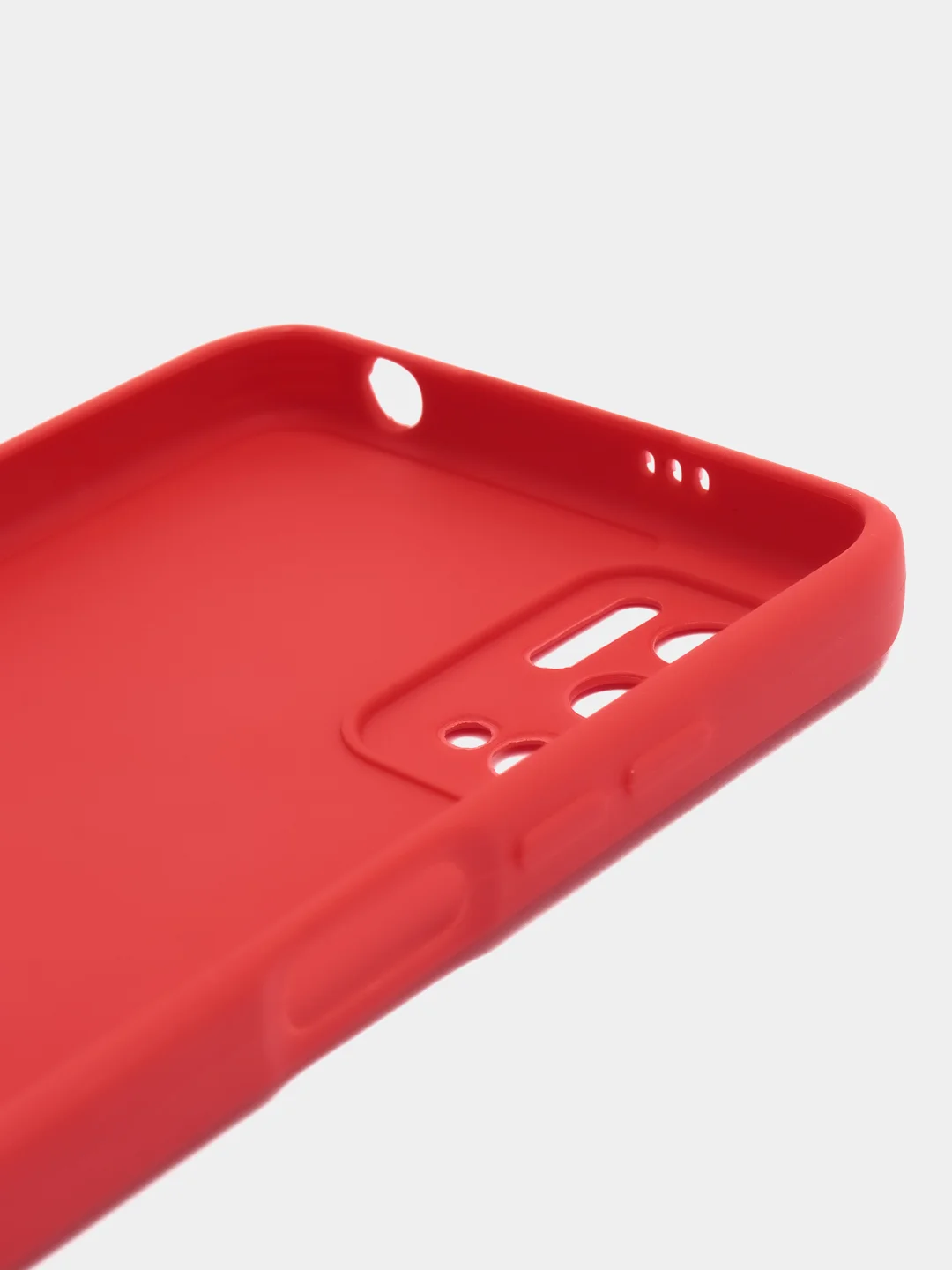 Красный чехол силиконовый для Redmi Note 10T ,Note 10 5G ,POCO M3 Pro (Редми нот 10, поко м3)