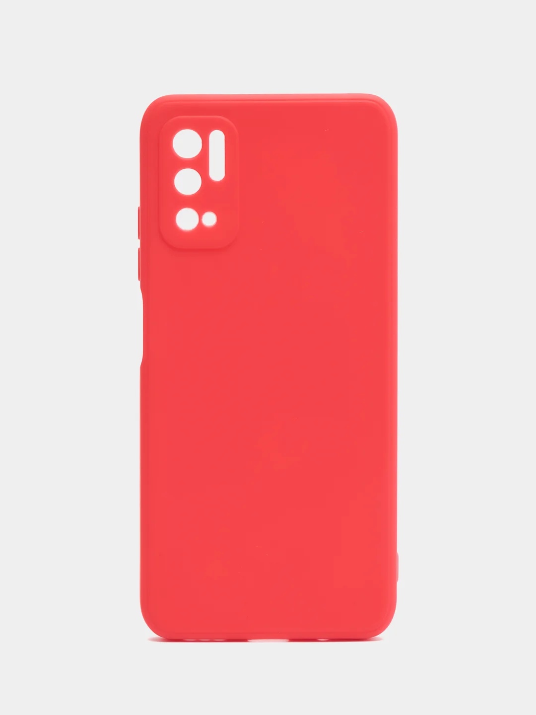 Красный чехол силиконовый для Redmi Note 10T ,Note 10 5G ,POCO M3 Pro (Редми нот 10, поко м3)