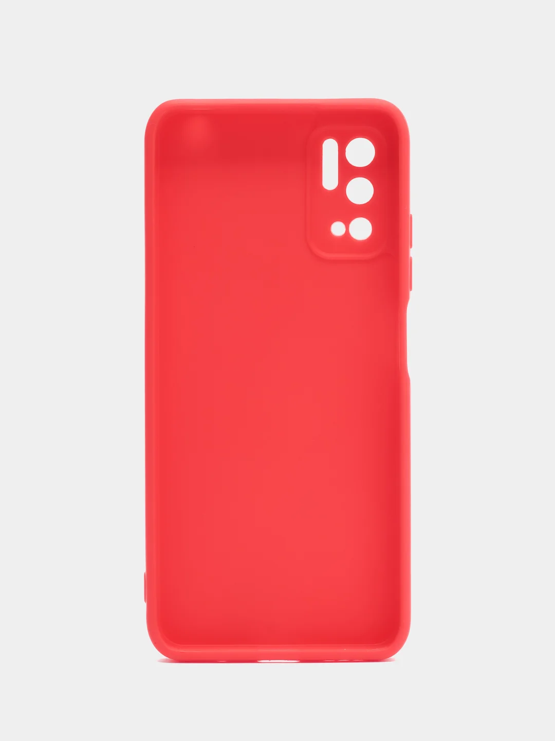 Красный чехол силиконовый для Redmi Note 10T ,Note 10 5G ,POCO M3 Pro (Редми нот 10, поко м3)