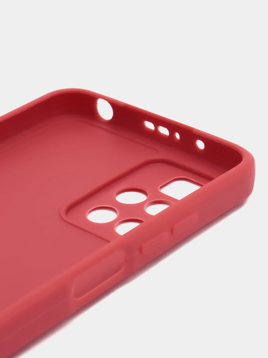 Коралловый силиконовый чехол для Xiaomi Redmi 10 (Редми 10), прозрачный
