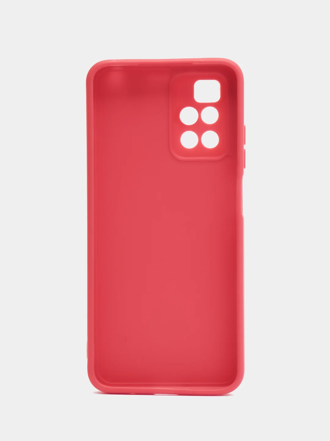 Коралловый силиконовый чехол для Xiaomi Redmi 10 (Редми 10), прозрачный