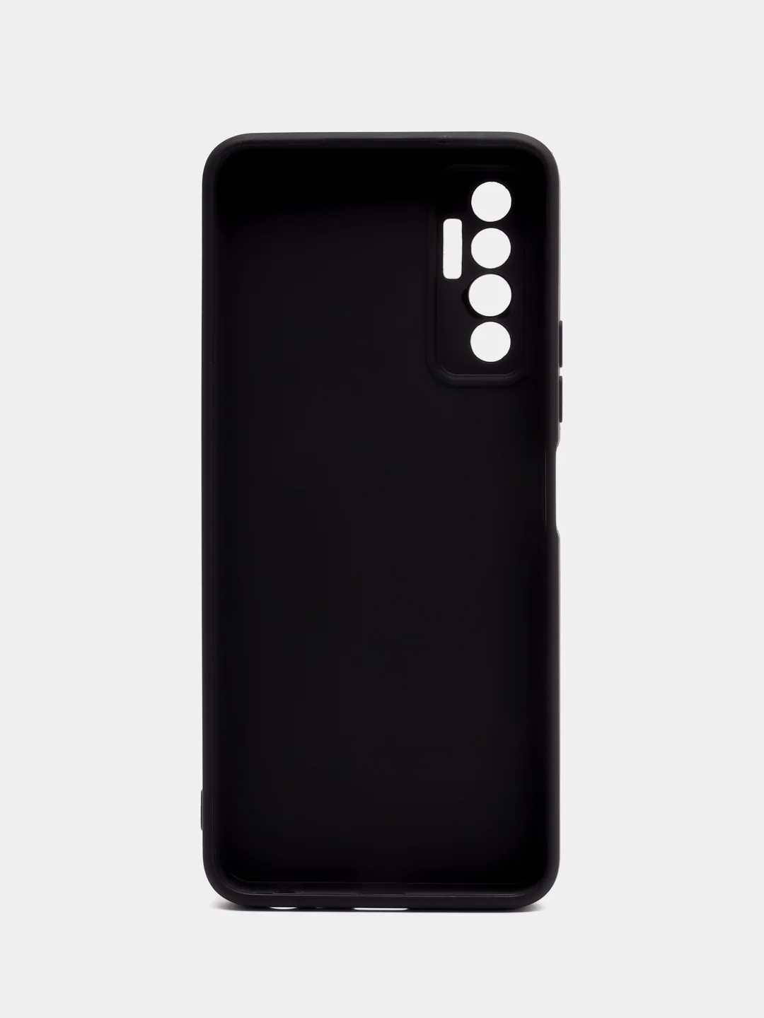 Черный чехол для TECNO Camon 17P (Техно камон 17П), силиконовый, матовый