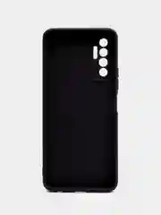 Черный чехол для TECNO Camon 17P (Техно камон 17П), силиконовый, матовый
