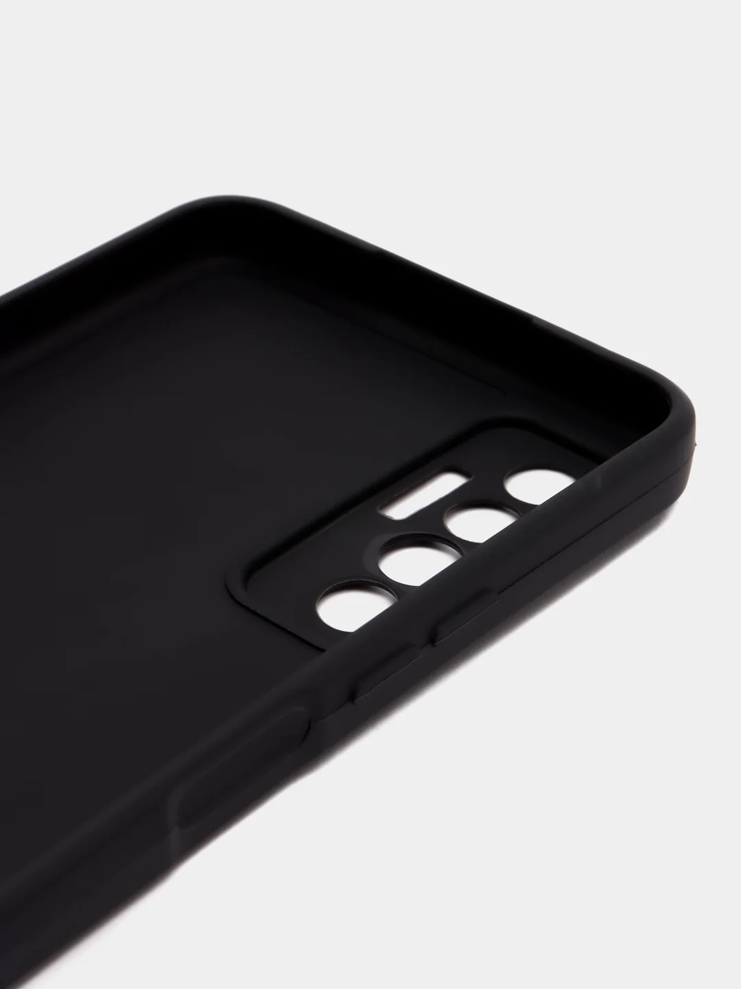 Черный чехол для TECNO Camon 17P (Техно камон 17П), силиконовый, матовый