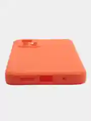 Оранжевый силиконовый чехол для Xiaomi Redmi 10 (Редми 10), прозрачный