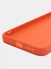 Оранжевый силиконовый чехол для Xiaomi Redmi 10 (Редми 10), прозрачный
