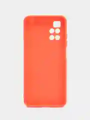 Оранжевый силиконовый чехол для Xiaomi Redmi 10 (Редми 10), прозрачный