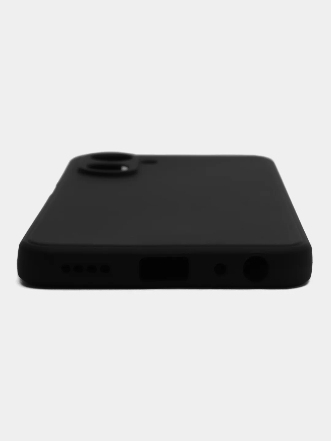Черный чехол для Realme 10 Pro (Реалми 10 Про) силиконовый, цветной, матовый