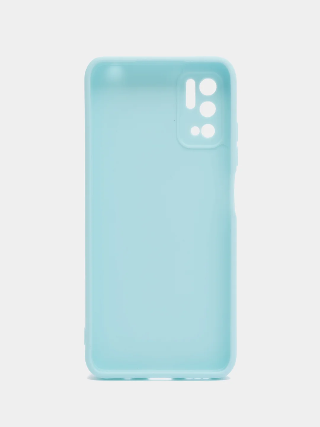 Голубой чехол силиконовый для Redmi Note 10T ,Note 10 5G ,POCO M3 Pro (Редми нот 10, поко м3)