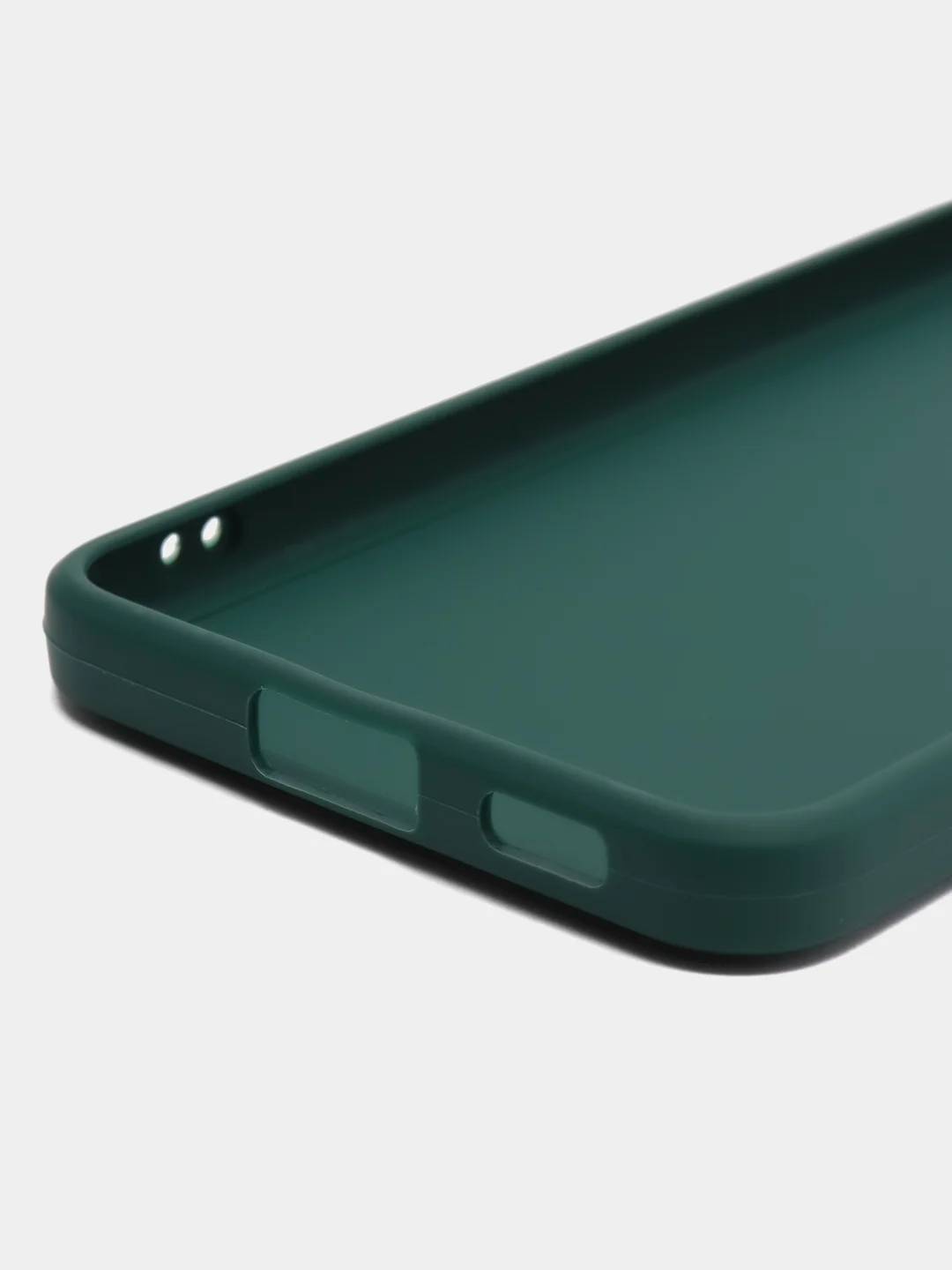 Тёмно-зелёный чехол Samsung Galaxy S22 (Самсунг Галакси С22), силиконовый