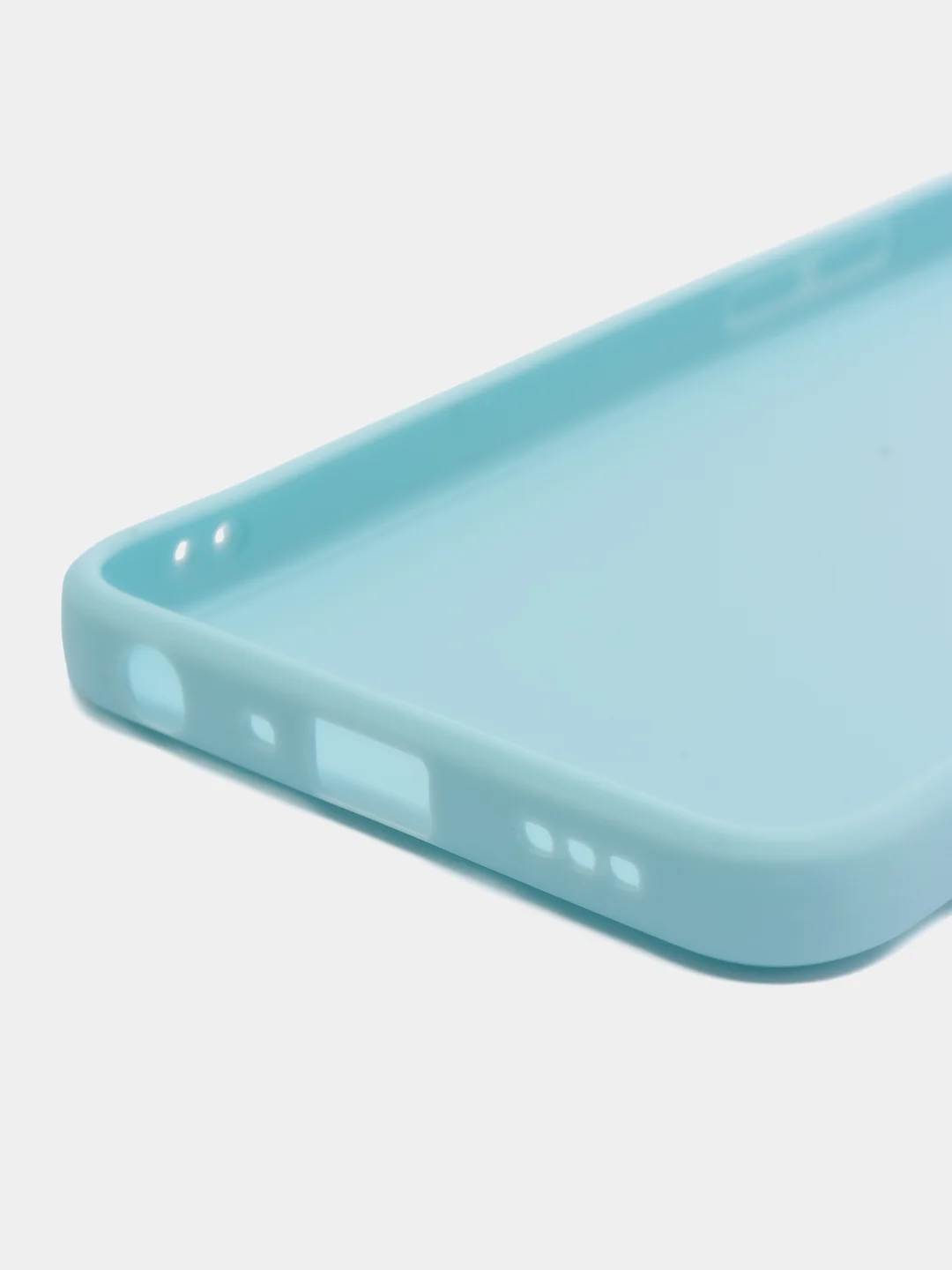Голубой чехол для Oppo A57S, Oppo A77 4G (Оппо А57С, А77 4Ж), силиконовый, c защитой камеры