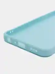 Голубой чехол для Oppo A57S, Oppo A77 4G (Оппо А57С, А77 4Ж), силиконовый, c защитой камеры