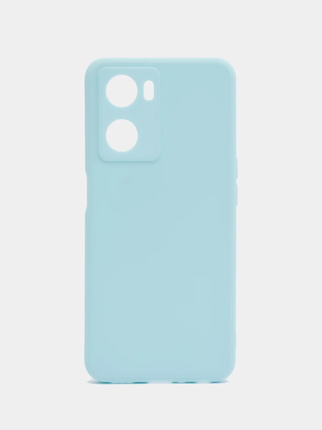 Голубой чехол для Oppo A57S, Oppo A77 4G (Оппо А57С, А77 4Ж), силиконовый, c защитой камеры