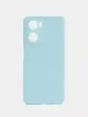 Голубой чехол для Oppo A57S, Oppo A77 4G (Оппо А57С, А77 4Ж), силиконовый, c защитой камеры