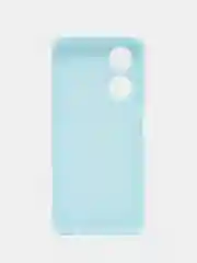 Голубой силиконовый чехол для Huawei Honor X7 (Хуавей Хонор Х7), с защитой камеры