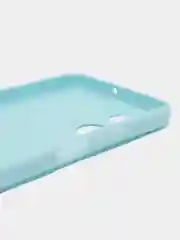Голубой силиконовый чехол для Huawei Honor X7 (Хуавей Хонор Х7), с защитой камеры