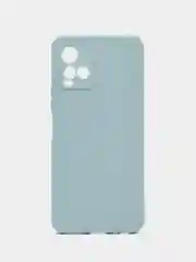 Светло-синий чехол для Vivo Y33s, Y21 2021 (Виво у33С, у21 2021), силиконовый