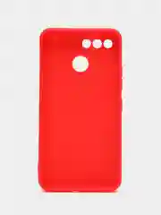 Красный чехол для Itel A25 (Ител А25), силиконовый, матовый, с защитой камеры