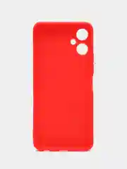 Красный силиконовый чехол для Tecno Spark 9 Pro (Техно Спарк 9 Про) , прозрачный