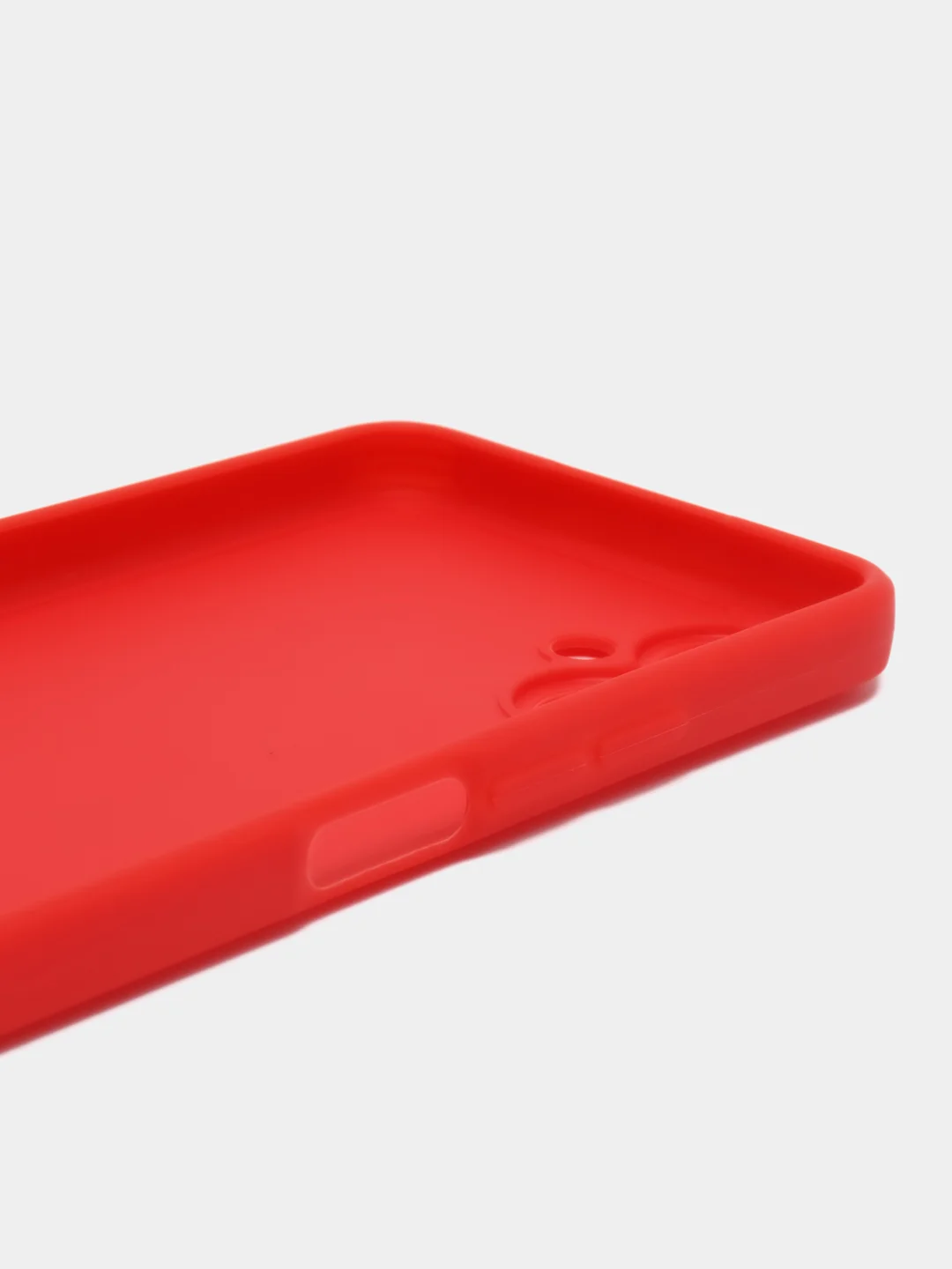 Красный силиконовый чехол для Tecno Spark 9 Pro (Техно Спарк 9 Про) , прозрачный