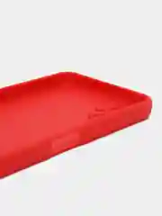 Красный силиконовый чехол для Tecno Spark 9 Pro (Техно Спарк 9 Про) , прозрачный