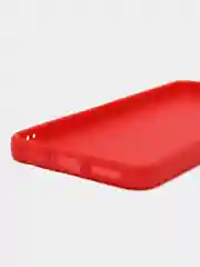 Красный силиконовый чехол для Tecno Spark 9 Pro (Техно Спарк 9 Про) , прозрачный