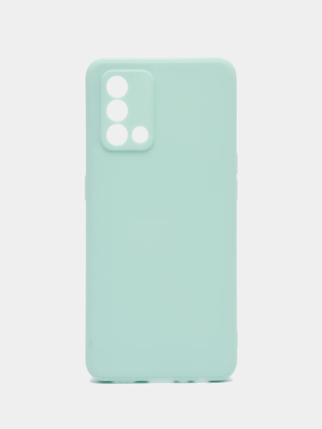 Мятный чехол OPPO A74 4G (Оппо А74, 4джи), силиконовый