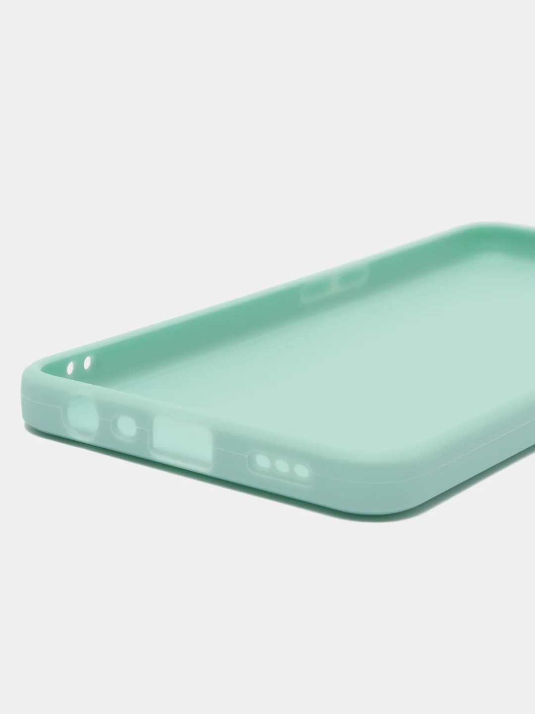 Мятный чехол OPPO A74 4G (Оппо А74, 4джи), силиконовый