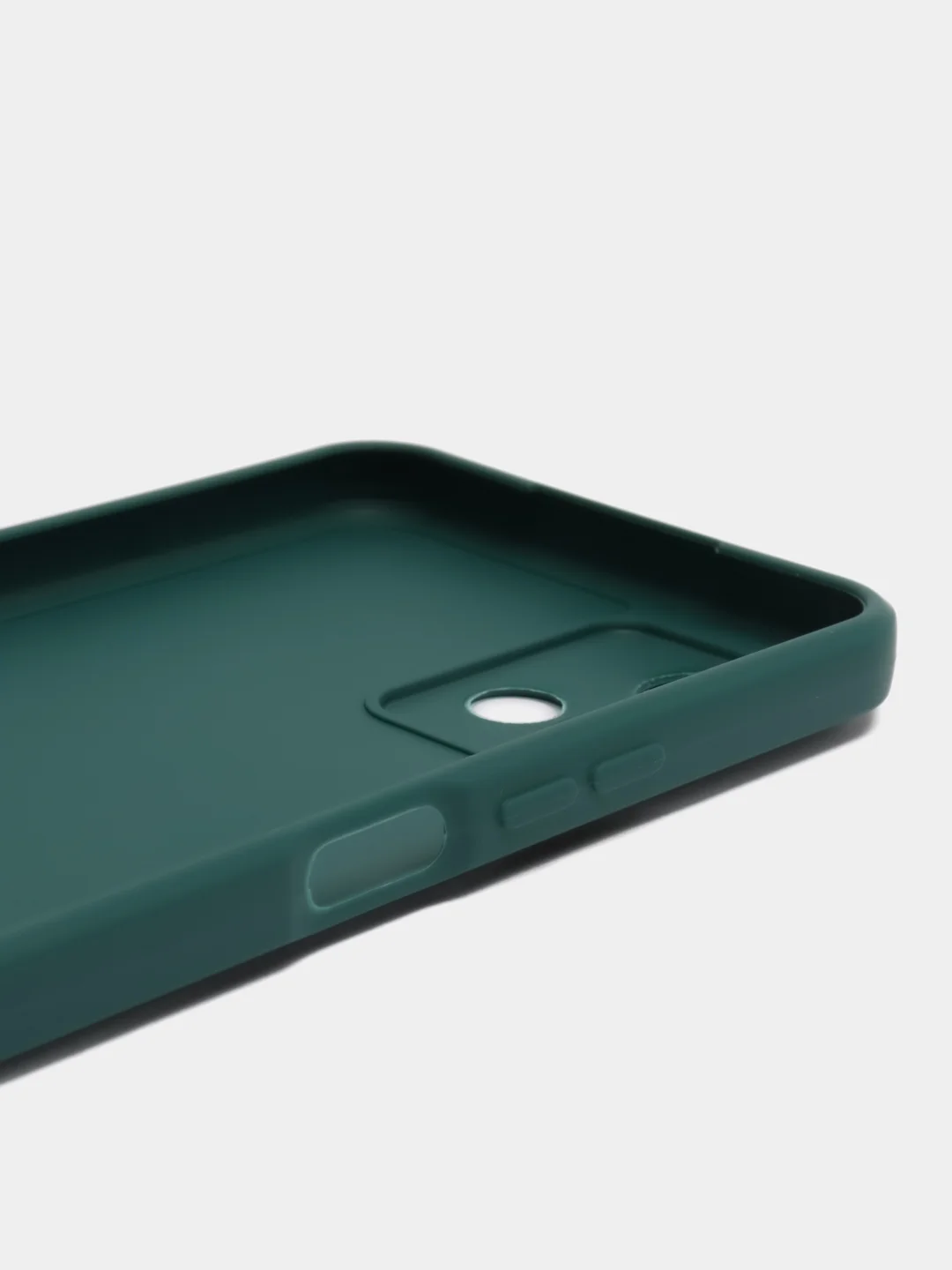 Тёмно-зелёный чехол для Vivo Y33s, Y21 2021 (Виво у33С, у21 2021), силиконовый