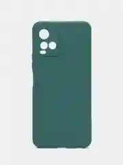 Тёмно-зелёный чехол для Vivo Y33s, Y21 2021 (Виво у33С, у21 2021), силиконовый