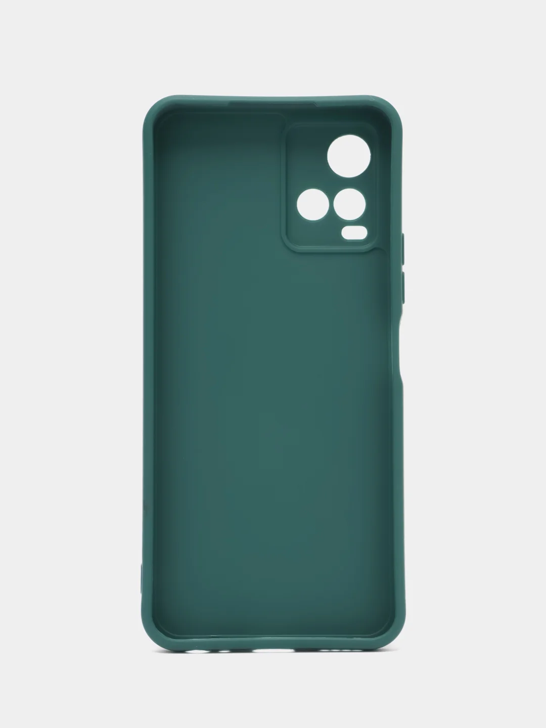 Тёмно-зелёный чехол для Vivo Y33s, Y21 2021 (Виво у33С, у21 2021), силиконовый