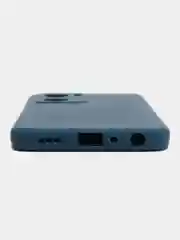 Синий чехол для Oppo A57S, Oppo A77 4G (Оппо А57С, А77 4Ж), силиконовый, c защитой камеры
