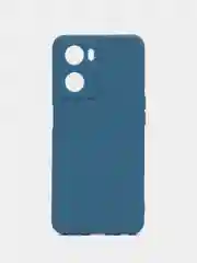 Синий чехол для Oppo A57S, Oppo A77 4G (Оппо А57С, А77 4Ж), силиконовый, c защитой камеры