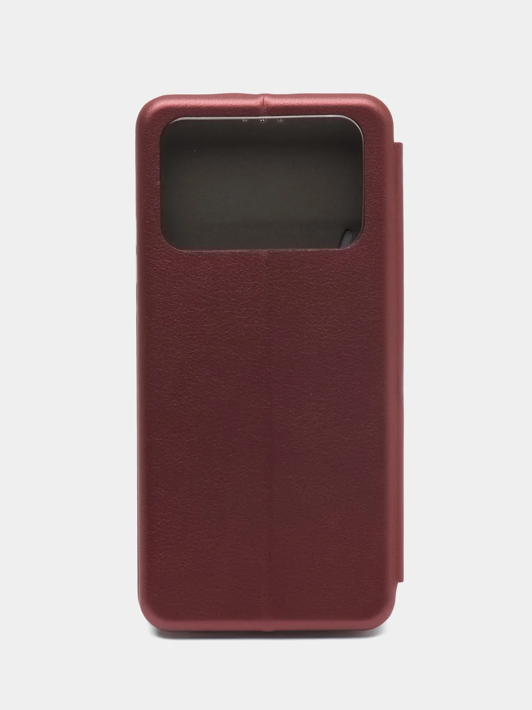 Багровый чехол книжка Xiaomi Redmi 10C, POCO C40, на магните, с функцией подставки