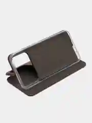 Багровый чехол книжка Xiaomi Redmi 10C, POCO C40, на магните, с функцией подставки