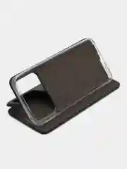 Черный чехол книжка Xiaomi Redmi 10C, POCO C40, на магните, с функцией подставки