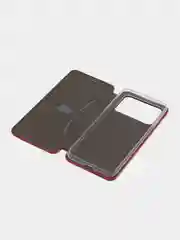 Красный чехол книжка Xiaomi Redmi 10C, POCO C40, на магните, с функцией подставки