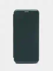 Тёмно-зелёный чехол-книжка для Samsung Galaxy A13 на магните, с функцией подставки