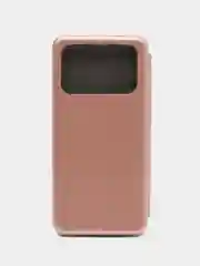 Розовый чехол книжка Xiaomi Redmi 10C, POCO C40, на магните, с функцией подставки