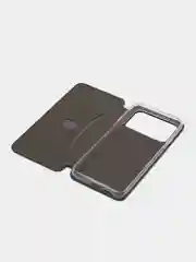 Тёмно-зелёный чехол книжка Xiaomi Redmi 10C, POCO C40, на магните, с функцией подставки