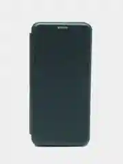 Тёмно-зелёный чехол книжка Xiaomi Redmi 10C, POCO C40, на магните, с функцией подставки