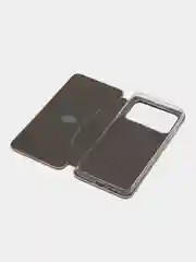 Золотой чехол книжка Xiaomi Redmi 10C, POCO C40, на магните, с функцией подставки