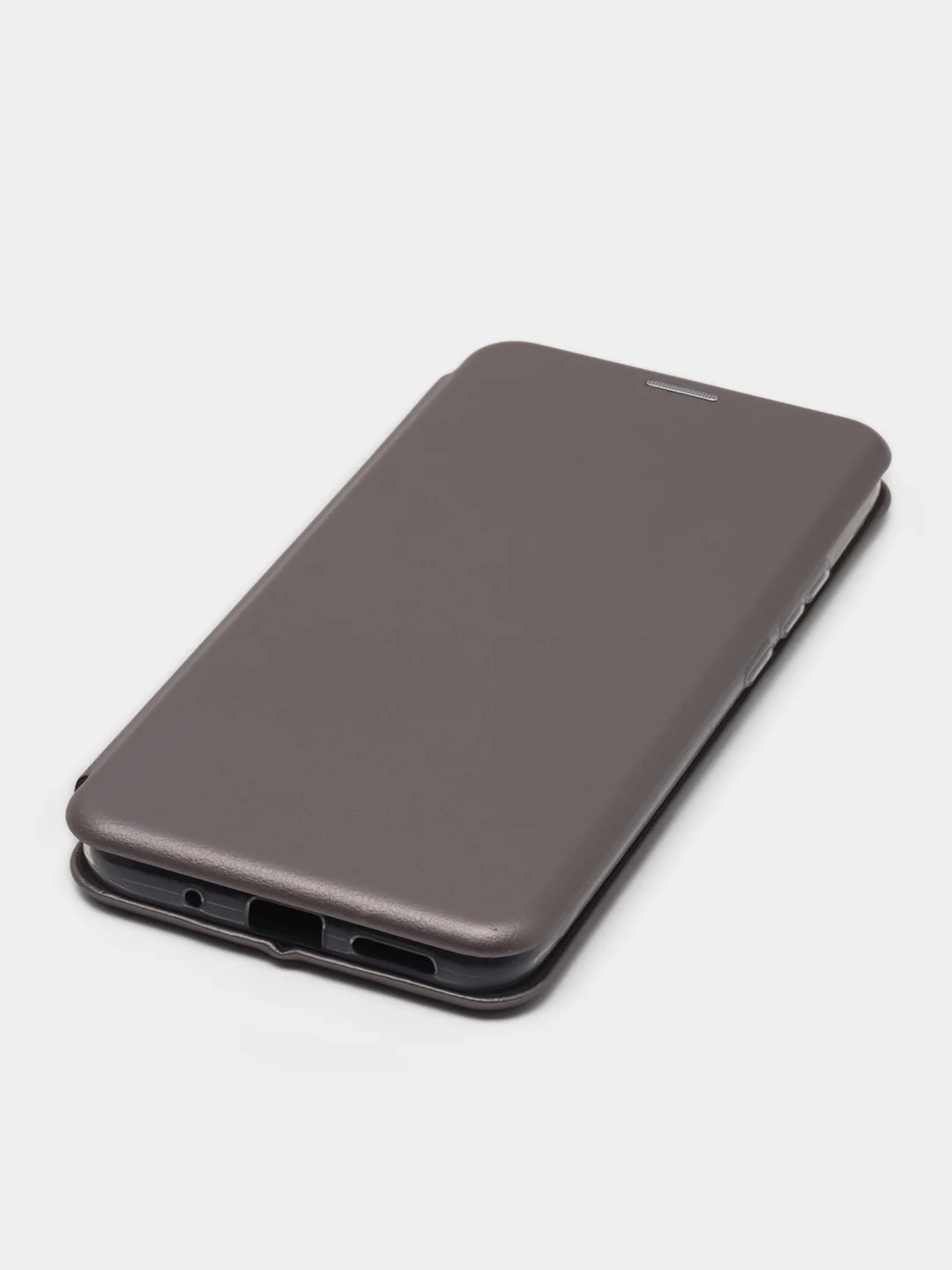 Серебряный чехол книжка Xiaomi Redmi 10C, POCO C40, на магните, с функцией подставки