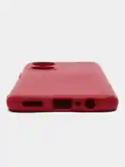 Бордовый чехол для телефона Redmi 10, Note 10 Pro, Honor X7, Samsung S23 с бортами и защитой камеры