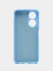 Голубой чехол для телефона Redmi 10, Note 10 Pro, Honor X7, Samsung S23 с бортами и защитой камеры