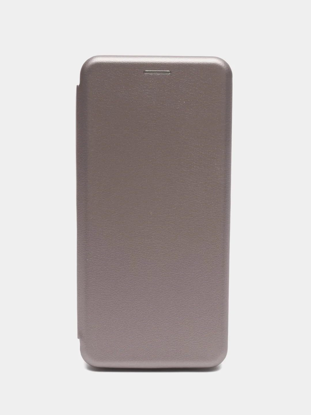 Серебряный чехол книжка для Xiaomi Poco M5 и Poco M4 5G на магните с функцией подставки
