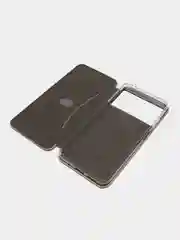 Золотой чехол книжка для Xiaomi Poco M5 и Poco M4 5G на магните с функцией подставки